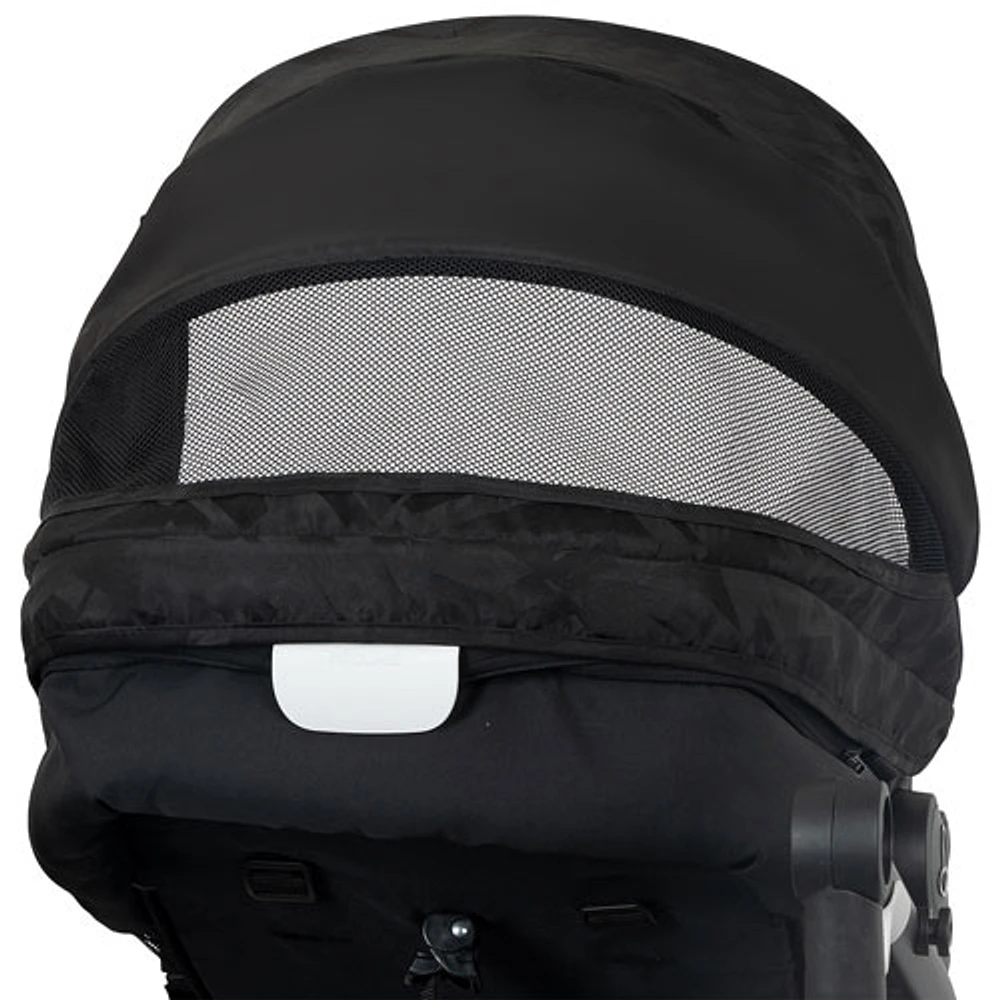 Evenflo Shyft Intuiti+ Travel System with Revolve180 LiteMax NXT SensorySoothe Infant Car Seat - Black