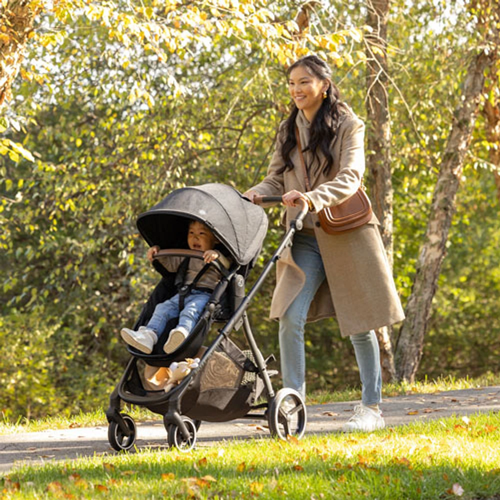 Système de voyage Shyft Intuiti d'Evenflo avec siège d'auto pour bébé Revolve180 LiteMax NXT - Noir
