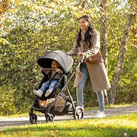 Système de voyage Shyft Intuiti d'Evenflo avec siège d'auto pour bébé Revolve180 LiteMax NXT - Noir