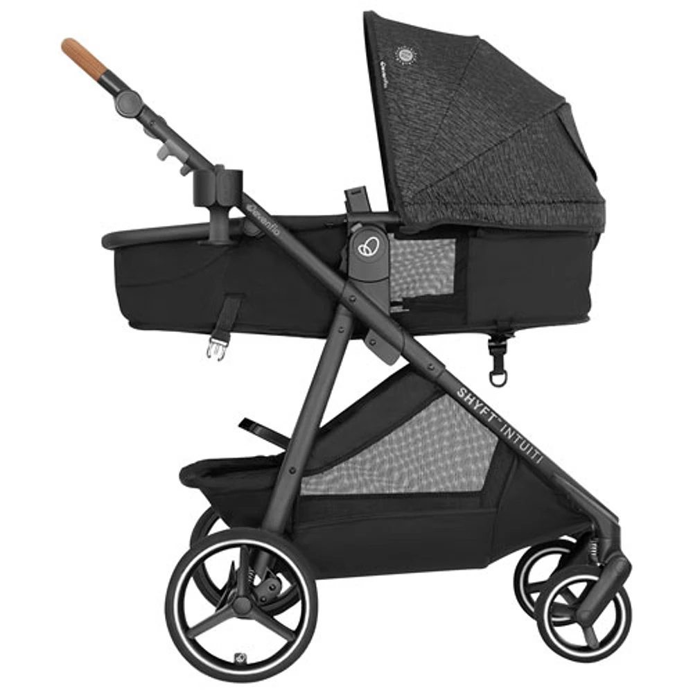 Evenflo Shyft Intuiti Travel System with Revolve180 LiteMax NXT Infant Car Seat - Black