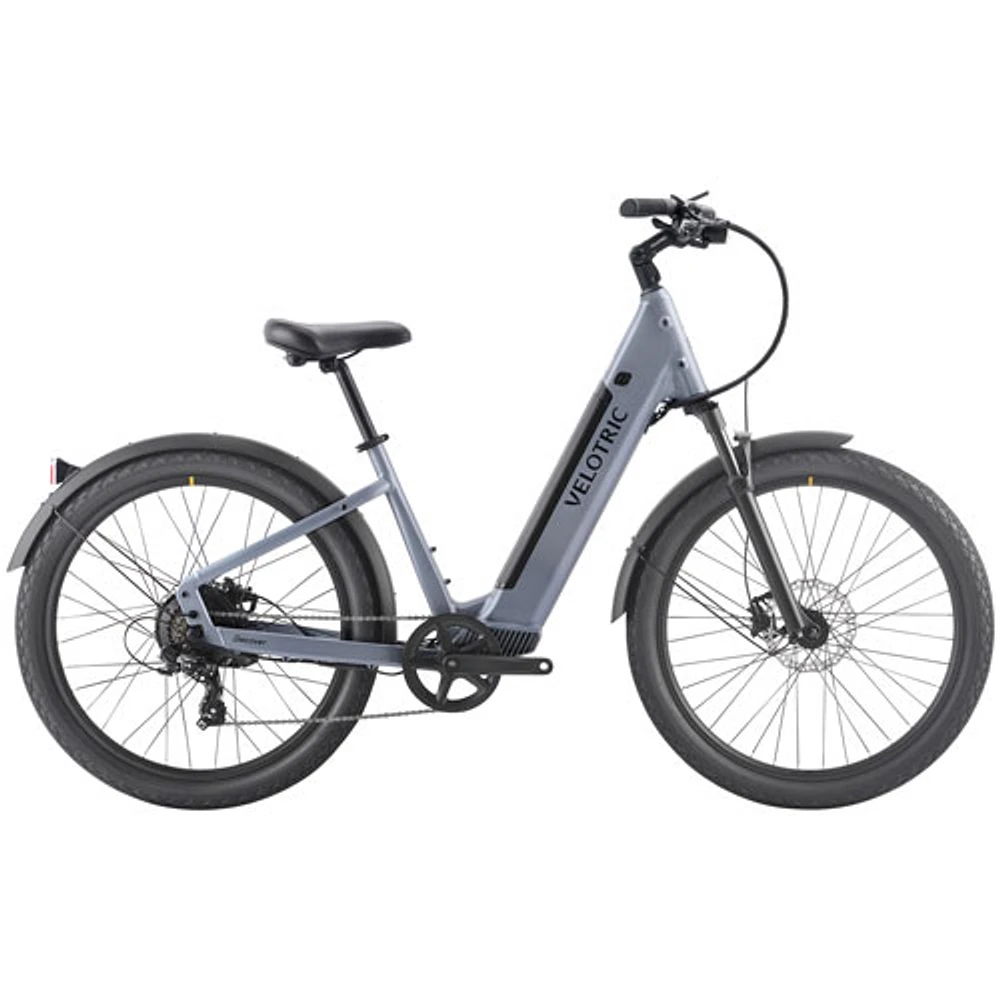 Velotric Discover 1 Plus Step-Through Electric Bike (500W Motor / Up to 105km Range / 32km/h Top Speed) - Indigo Grey