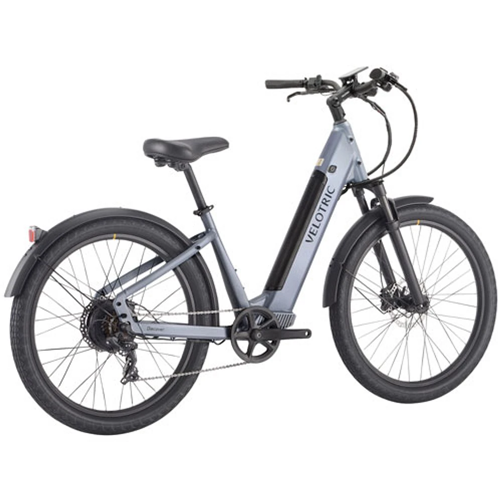 Velotric Discover 1 Plus Step-Through Electric Bike (500W Motor / Up to 105km Range / 32km/h Top Speed) - Indigo Grey