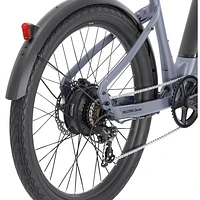 Velotric Discover 1 Plus Step-Through Electric Bike (500W Motor / Up to 105km Range / 32km/h Top Speed) - Indigo Grey