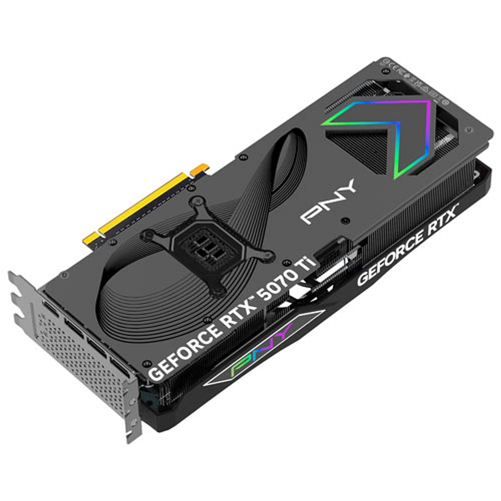 PNY GeForce RTX 5070 Ti ARGB Epic-X RGB OC Triple-Fan 16GB GDDR7 Video Card