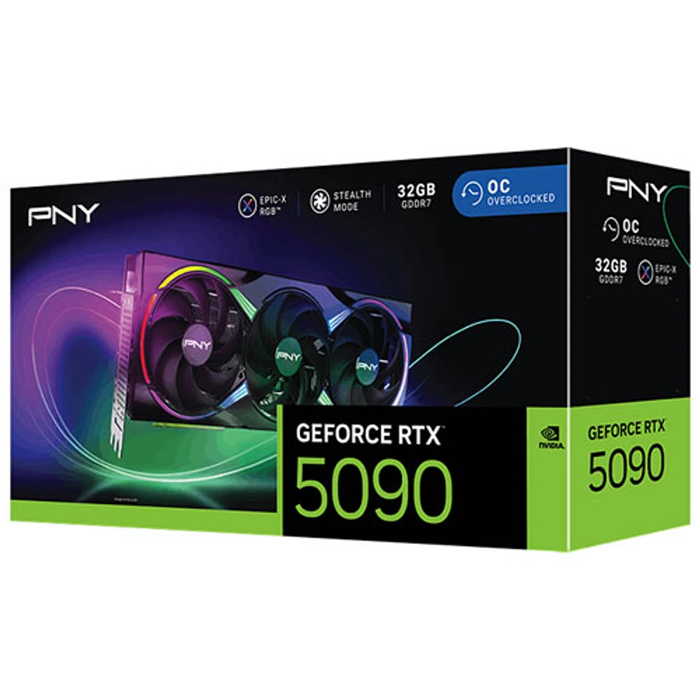 PNY NVIDIA GeForce RTX 5090 32GB GDDR7 Video Card