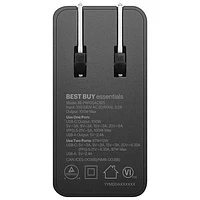 Best Buy Essentials 100W USB-C/USB-A Wall Charger Kit (BE-PW100ACB25-C) - Only at Best Buy