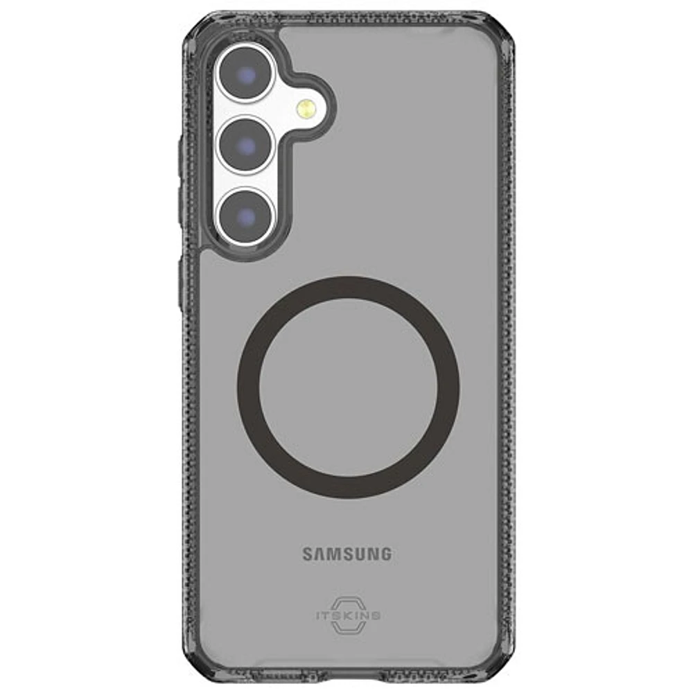 Étui rigide ajusté Hybrid_R/Vapor d'Itskins pour Galaxy S25+ (Plus) - Fumée