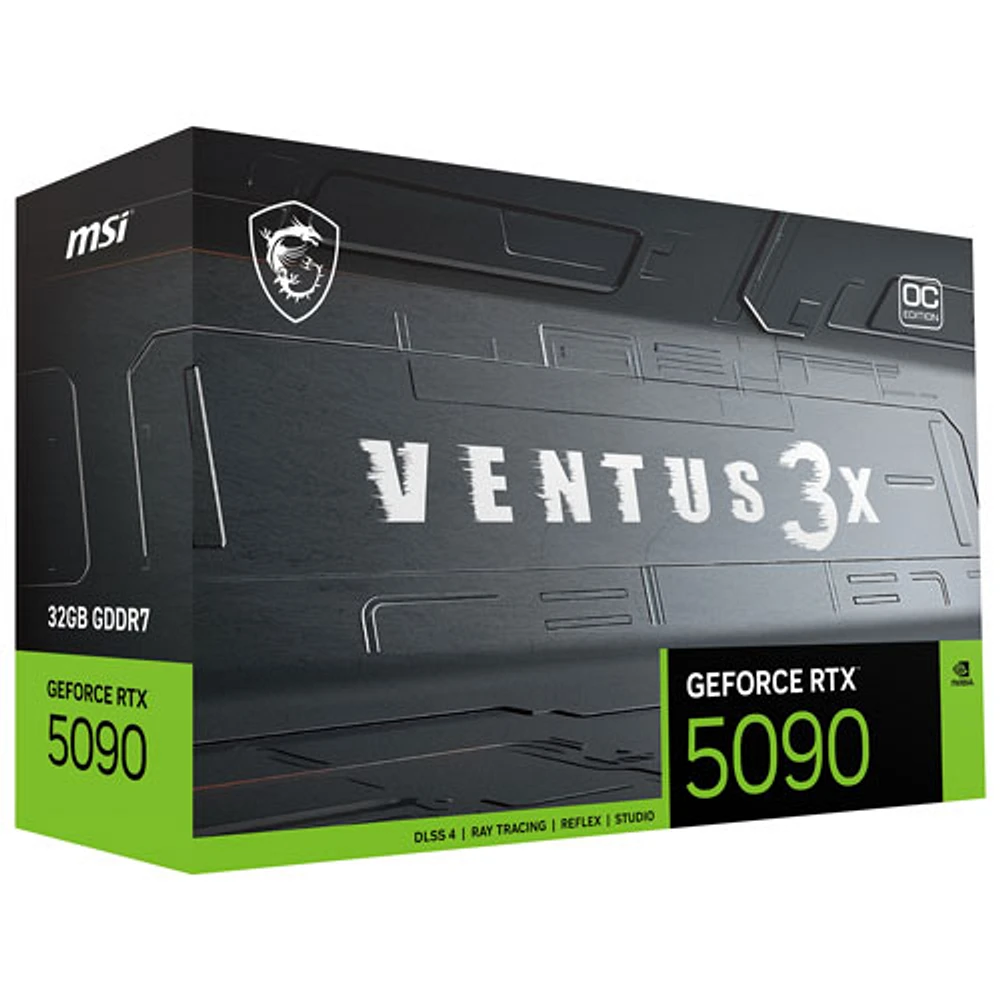 MSI Ventus GeForce RTX 5090 32GB GDDR7 Video Card