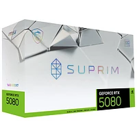 Carte graphique GeForce RTX 5080 Suprim SOC 16 Go GDDR7 de MSI
