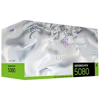 MSI GeForce RTX 5080 Suprim Liquid 16GB GDDR7 Video Card