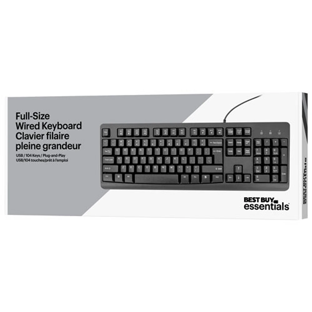 Best Buy Essentials Full-Size Keyboard - Only at Best Buy