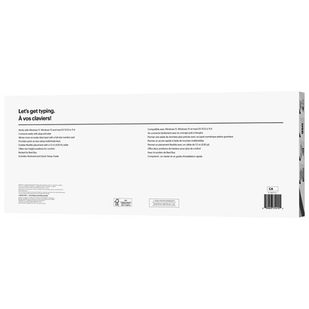 Best Buy Essentials Full-Size Keyboard - Only at Best Buy