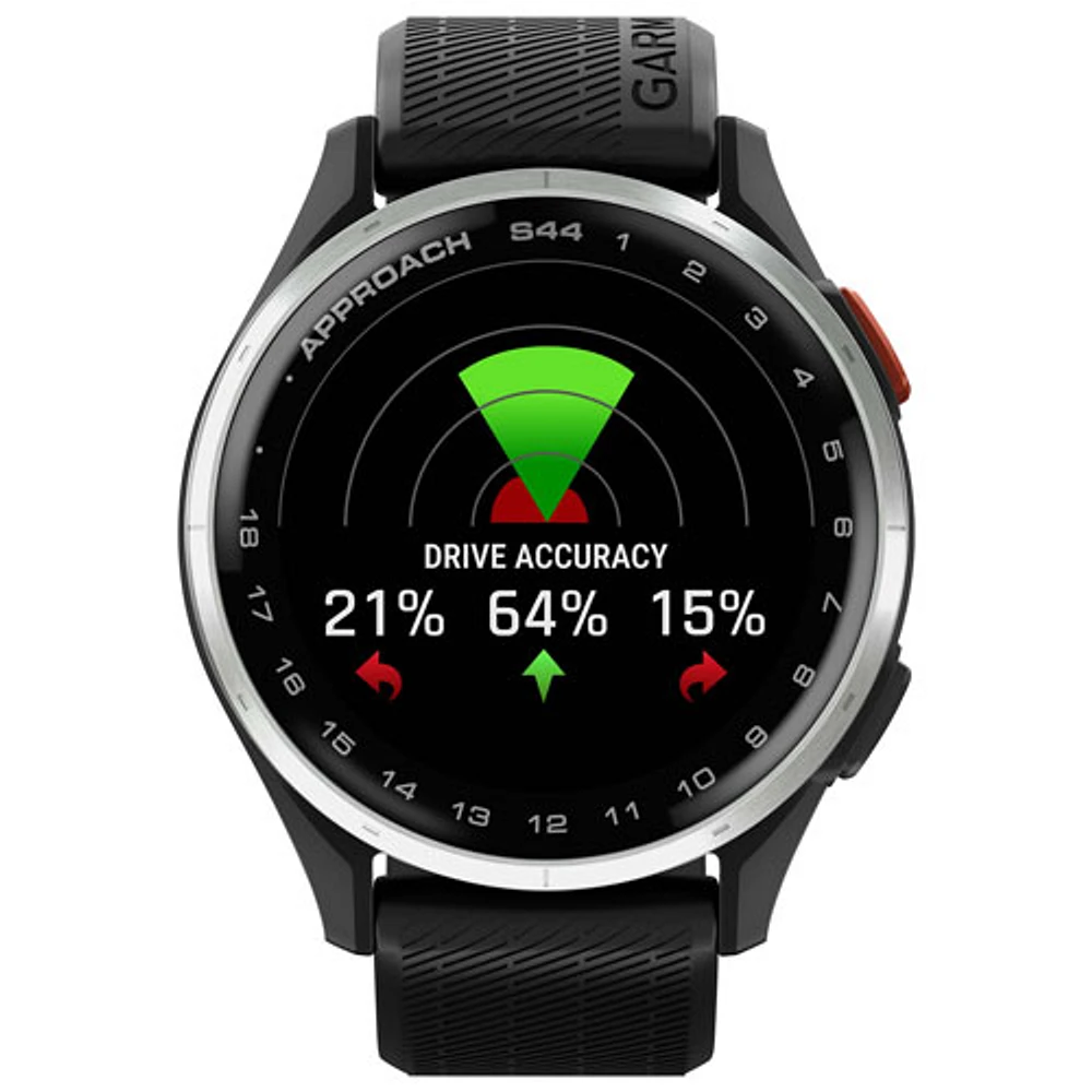 Montre de golf intelligente AMOLED 45 mm Approach S44 de Garmin