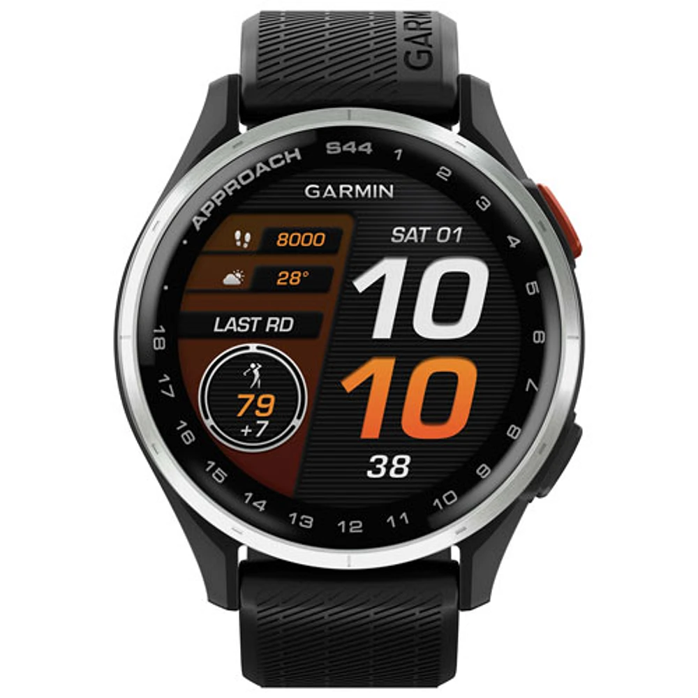 Montre de golf intelligente AMOLED 45 mm Approach S44 de Garmin