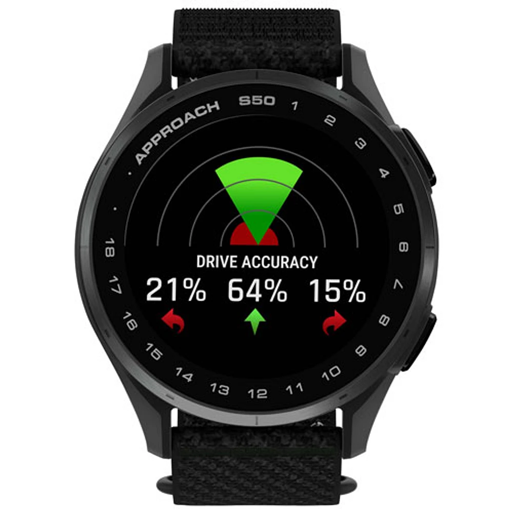 Garmin Approach S50 45mm AMOLED GPS Golf Smartwatch