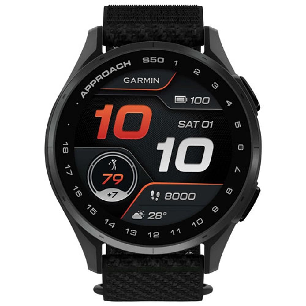 Garmin Approach S50 45mm AMOLED GPS Golf Smartwatch
