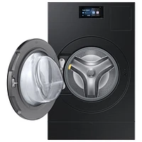 Samsung 6.1 Cu. Ft. Electric Washer & Dryer Combo (WD90F53AVBAC) - Brushed Black