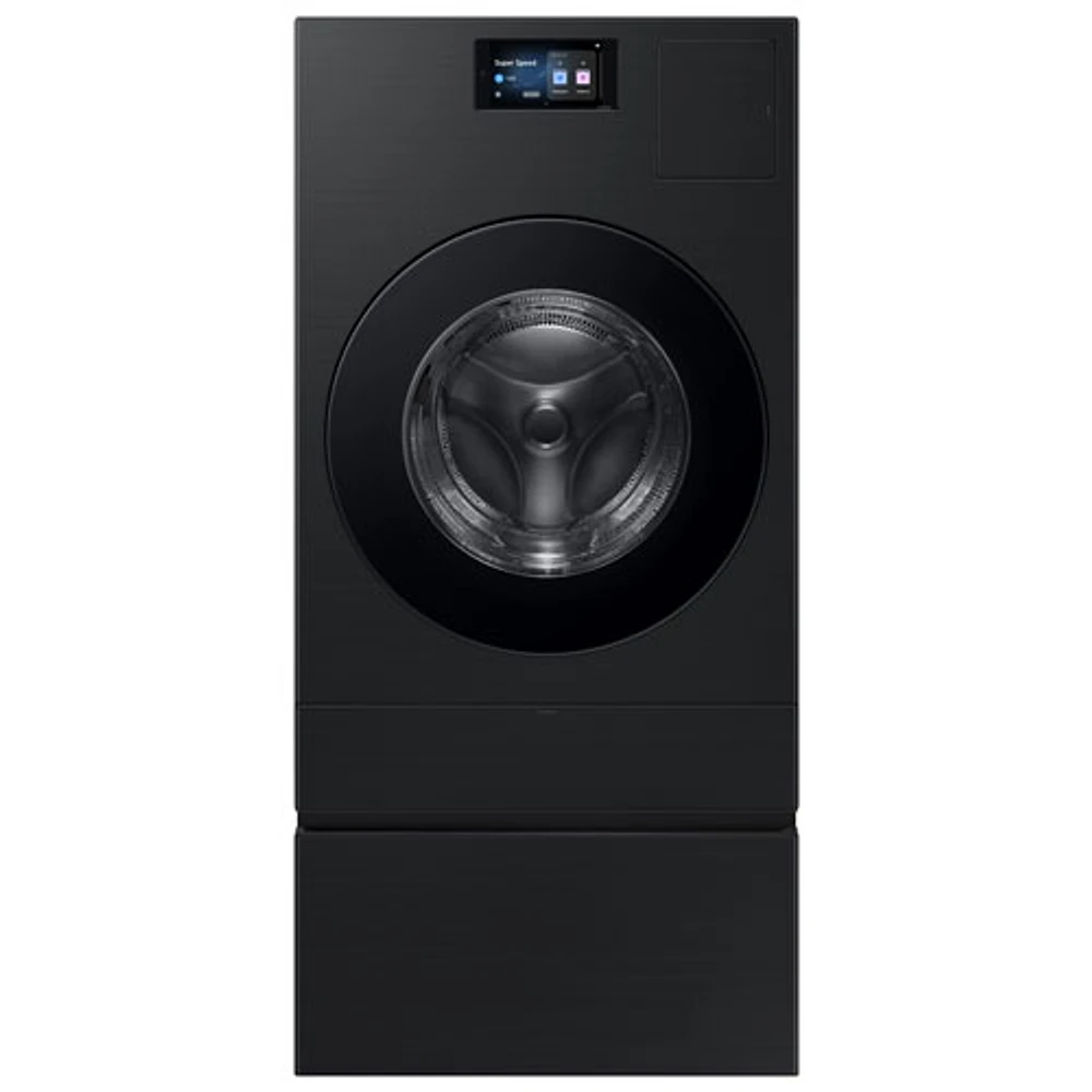 Samsung 6.1 Cu. Ft. Electric Washer & Dryer Combo (WD90F53AVBAC) - Brushed Black