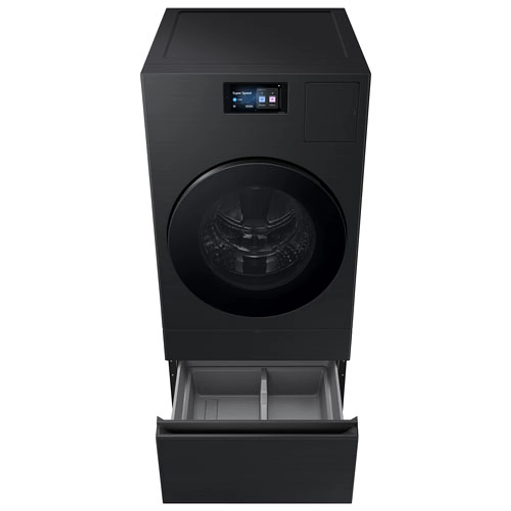 Samsung 6.1 Cu. Ft. Electric Washer & Dryer Combo (WD90F53AVBAC) - Brushed Black
