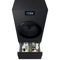 Samsung 6.1 Cu. Ft. Electric Washer & Dryer Combo (WD90F53AVBAC) - Brushed Black