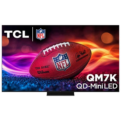 Téléviseur intelligent Google TV HDR QD-Mini DEL UHD 4K de 55 po série QM7K de TCL (55QM7K) - 2025