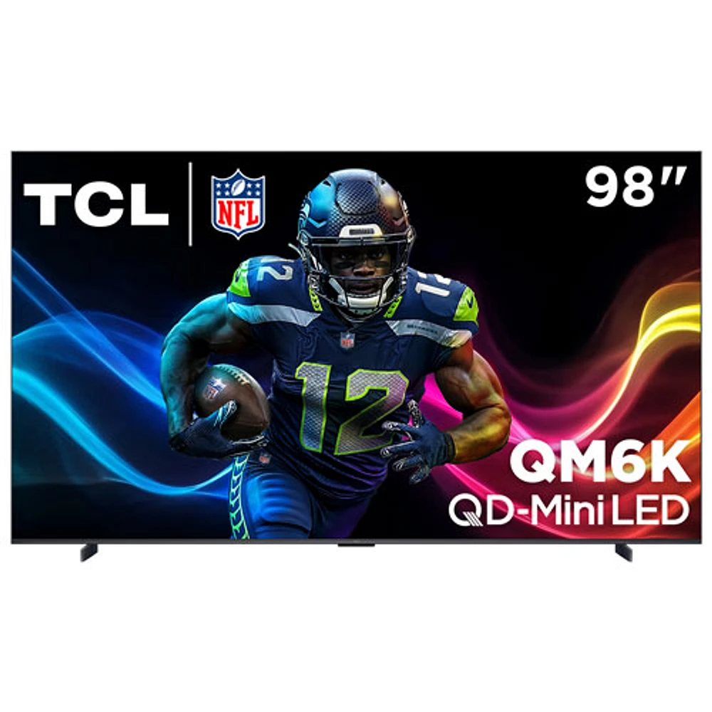 TCL QM6K-Series 98" 4K UHD HDR QD-Mini LED Smart Google TV (98QM6K) - 2025
