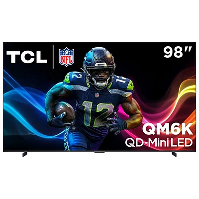TCL QM6K-Series 98" 4K UHD HDR QD-Mini LED Smart Google TV (98QM6K) - 2025
