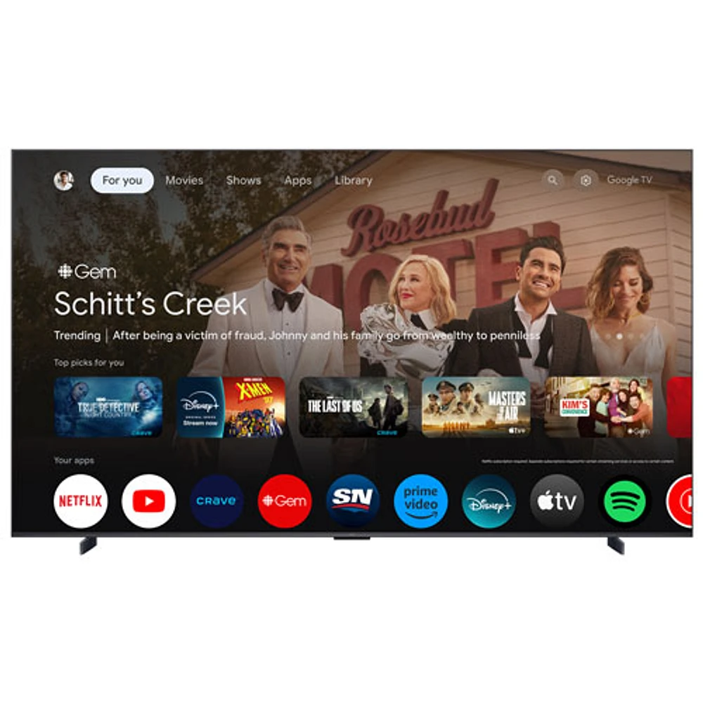 TCL QM6K-Series 98" 4K UHD HDR QD-Mini LED Smart Google TV (98QM6K) - 2025