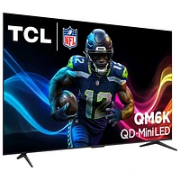 TCL 85" QM6K Series 4K UHD HDR QD-Mini LED Smart Google TV (85QM6K) - 2025