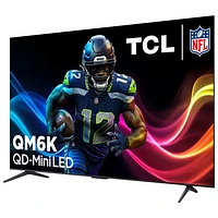 TCL QM6K-Series 85" 4K UHD HDR QD-Mini LED Smart Google TV (85QM6K) - 2025