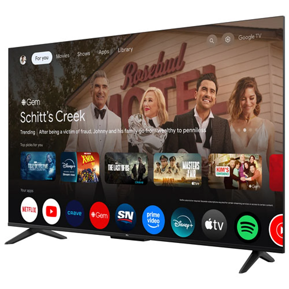 TCL S45K-Series 50" 4K UHD HDR LED Smart Google TV (50S45K) - 2025