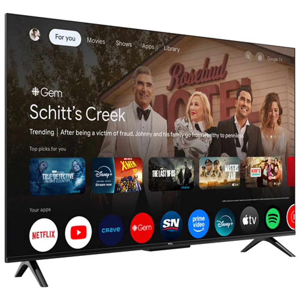 TCL S45K-Series 43" 4K UHD HDR LED Smart Google TV (43S45K) - 2025