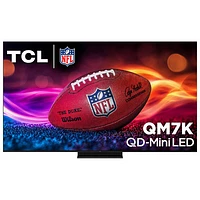 Téléviseur intelligent Google TV HDR QD-Mini DEL UHD 4K de 75 po série QM7K de TCL (75QM7K) - 2025