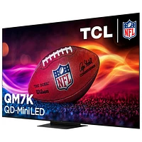 Téléviseur intelligent Google TV HDR QD-Mini DEL UHD 4K de 85 po série QM7K de TCL (85QM7K) - 2025