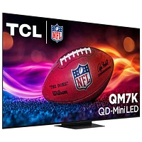 Téléviseur intelligent Google TV HDR QD-Mini DEL UHD 4K de 85 po série QM7K de TCL (85QM7K) - 2025