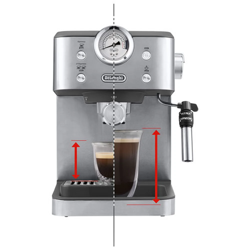 Machine à espresso Linea Classic de De'Longhi - Acier inoxydable et gris