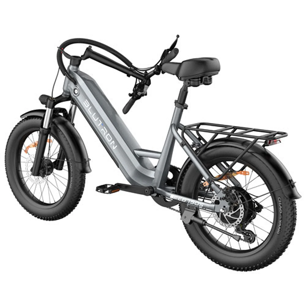 Blutron EB750S Foldable Electric Bike (500W Motor / Up to 70km Battery Range / 32km/h Top Speed) - Future Grey