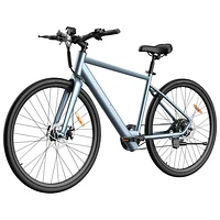 Blutron EB570 Electric Cruiser Bike (350W Motor / Up to 50km Battery Range / 32km/h Top Speed) - Azure Blue