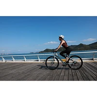 Blutron EB570 Electric Commuter Bike (350W Motor / Up to 50km Battery Range / 32km/h Top Speed) - Azure Blue - Only at Best Buy