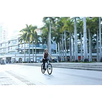 Blutron EB570 Electric Commuter Bike (350W Motor / Up to 50km Battery Range / 32km/h Top Speed) - Azure Blue - Only at Best Buy