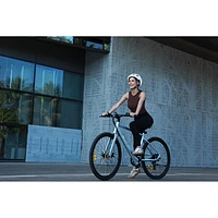Blutron EB570 Electric Commuter Bike (350W Motor / Up to 50km Battery Range / 32km/h Top Speed) - Azure Blue - Only at Best Buy