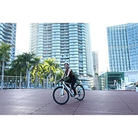 Blutron EB570 Electric Commuter Bike (350W Motor / Up to 50km Battery Range / 32km/h Top Speed) - Azure Blue - Only at Best Buy