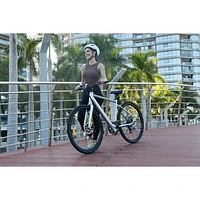 Blutron EB570 Electric Commuter Bike (350W Motor / Up to 50km Battery Range / 32km/h Top Speed) - Azure Blue - Only at Best Buy