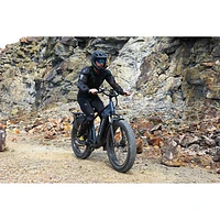 Blutron EB880 Electric Fat Tire Bike (750W Motor / Up to 80km Battery Range / 32km/h Top Speed) - Interstellar Blue - Only at Best Buy