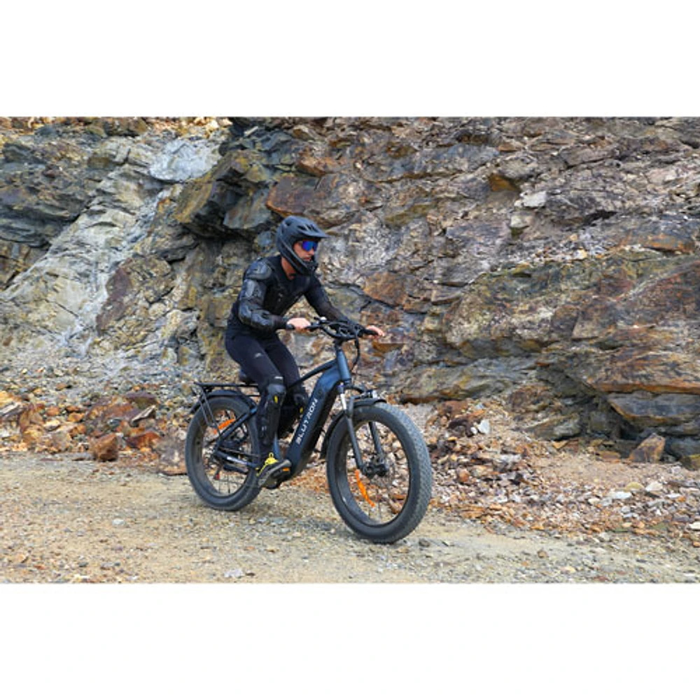 Blutron EB880 Electric Fat Tire Bike (750W Motor / Up to 80km Battery Range / 32km/h Top Speed) - Interstellar Blue - Only at Best Buy