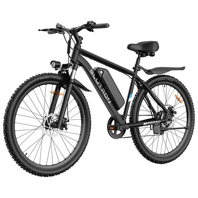 Blutron EB550 Electric Cruiser Bike (500W Motor / Up to 60km Battery Range / 32km/h Top Speed) - Gilt Black