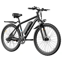 Blutron EB550 Electric Cruiser Bike (500W Motor / Up to 60km Battery Range / 32km/h Top Speed) - Gilt Black