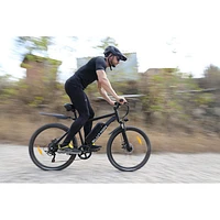 Blutron EB550 Electric Mountain Bike (500W Motor / Up to 60km Battery Range / 32km/h Top Speed) - Gilt Black - Only at Best Buy
