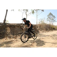 Blutron EB550 Electric Mountain Bike (500W Motor / Up to 60km Battery Range / 32km/h Top Speed) - Gilt Black - Only at Best Buy