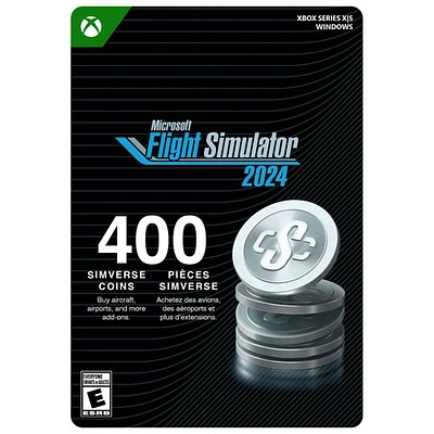 Microsoft Flight Simulator 2024 - 400 Simverse Coins (Xbox Series X|S/Windows) - Digital Download